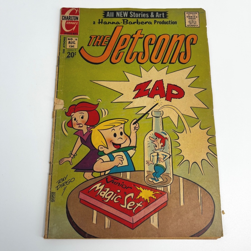 The Jetsons Comic Book No 18 August 1965‎ Charlton Comics Hanna Barbera, Vintage